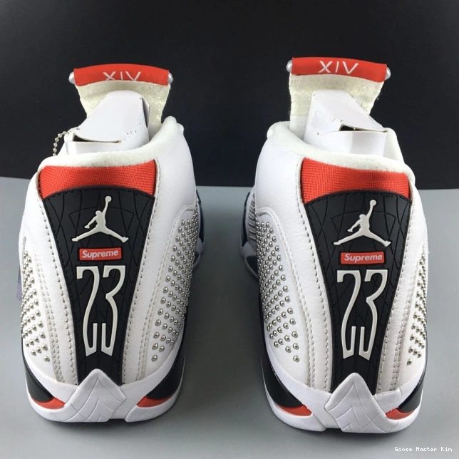 BV7630-106 Retro Air Jordan 14 White 0712